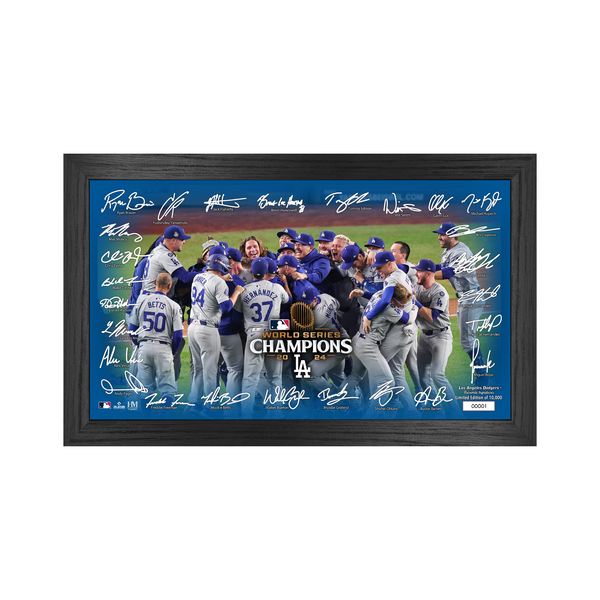 L.A. Dodgers 2024 World Series Champions Celebration Signature