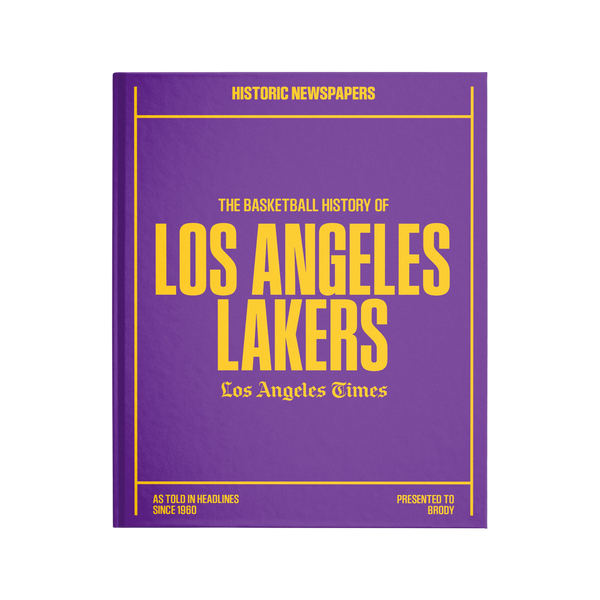 Los Angeles Lakers L.A. Times Newspaper Book – Shop LA Times