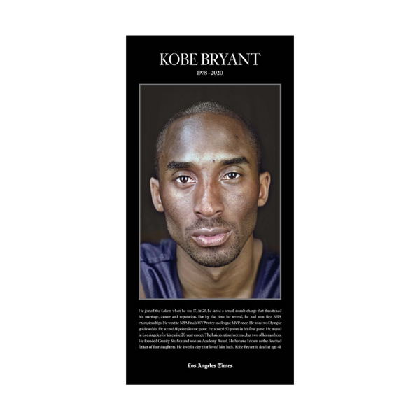 Kobe Bryant Page Print