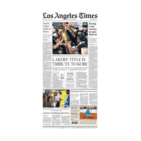 The Lakers at 75 Special Section – Shop LA Times