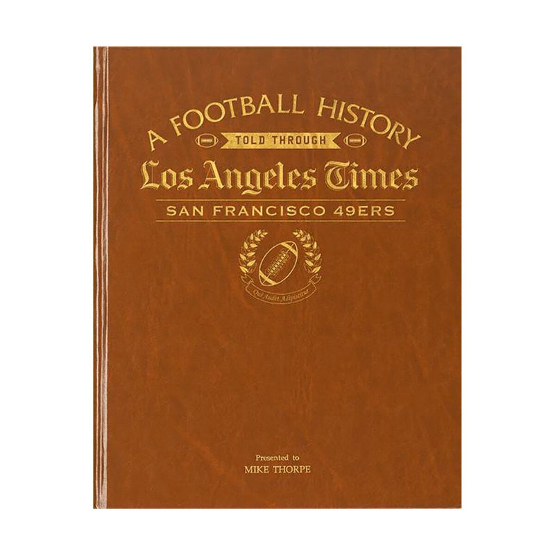 LA Times San Francisco 49ers Newspaper Book