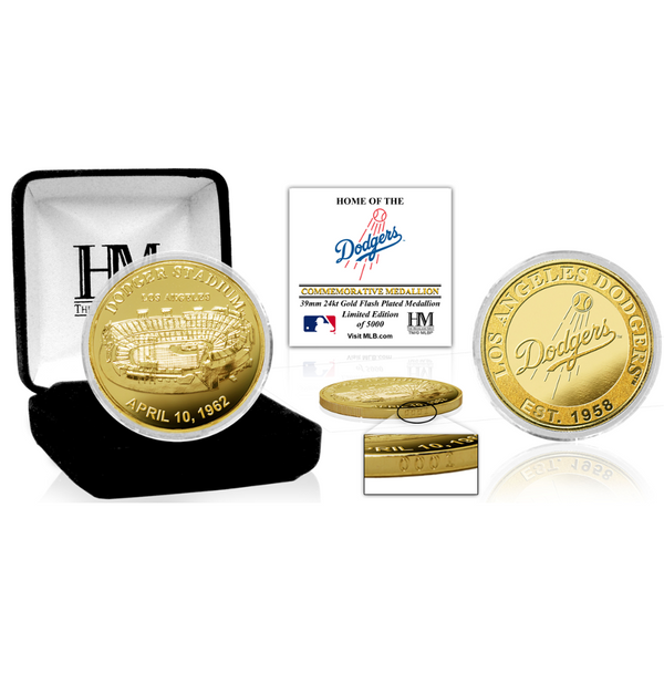Los Angeles Dodgers Stadium Gold Mint Coin