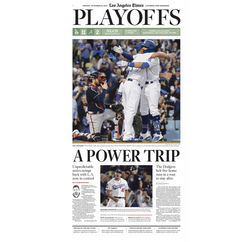 Dodgers Playoffs 10/22 Back Issue