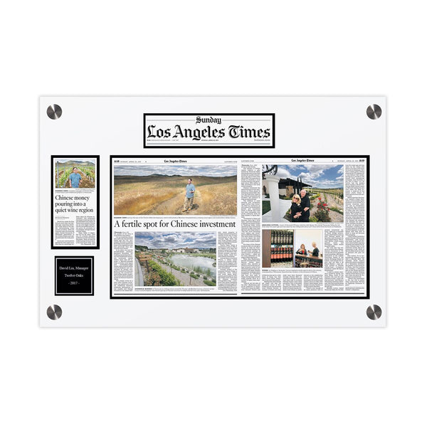 Los Angeles Custom Letters Script | Art Board Print