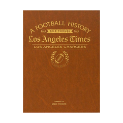 LA Times Los Angeles Chargers Newspaper Book