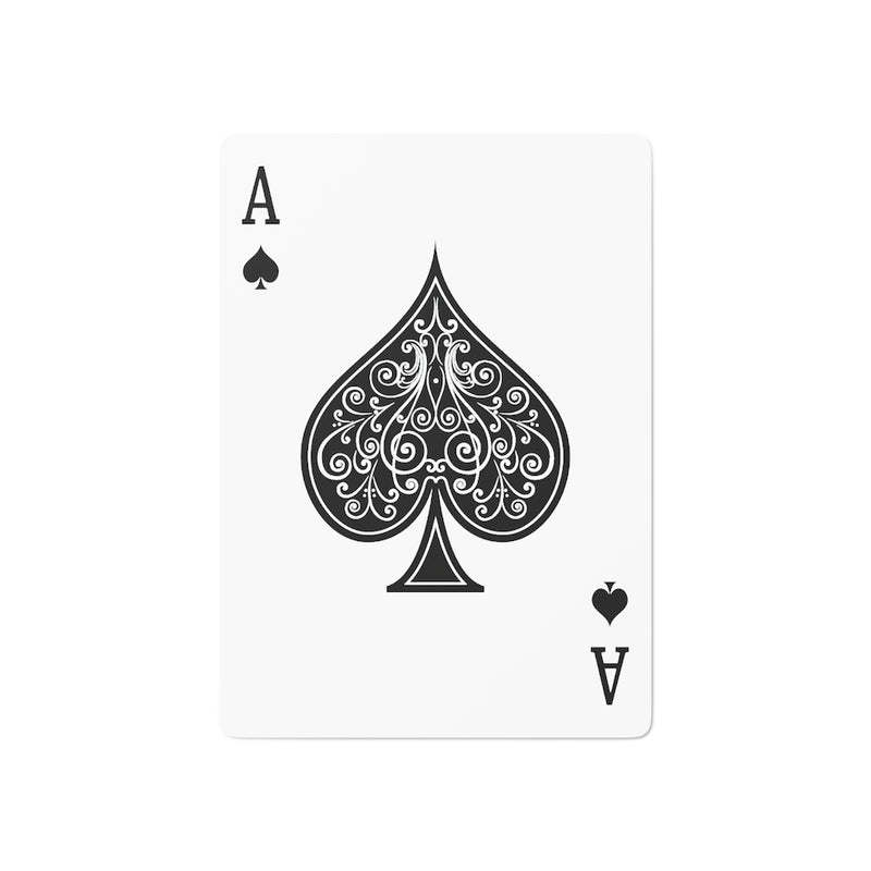 California Collection Playing Cards in White