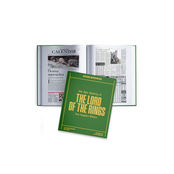 Lord of the Rings L.A. Times Newspaper Book
