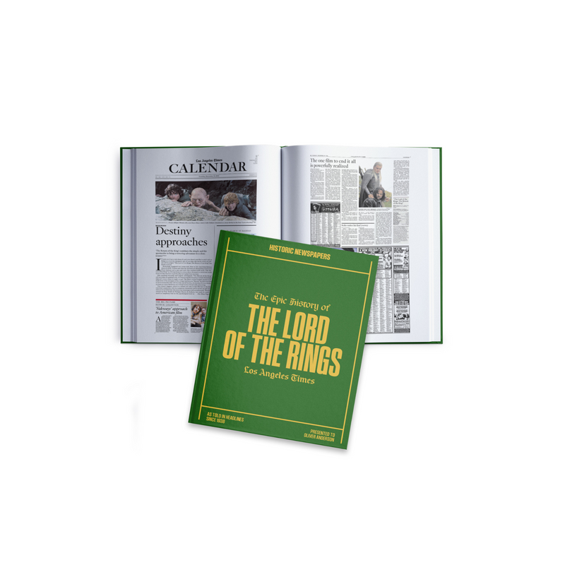 Lord of the Rings L.A. Times Newspaper Book