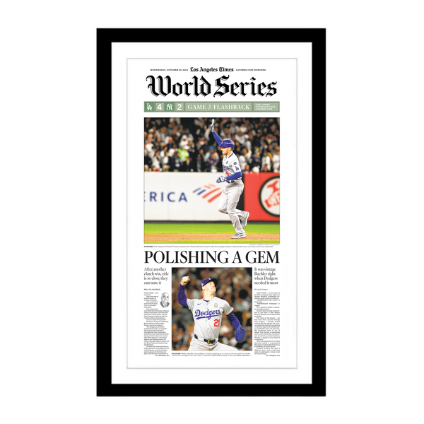 World Series Game 3: 10/30/24 Page Print