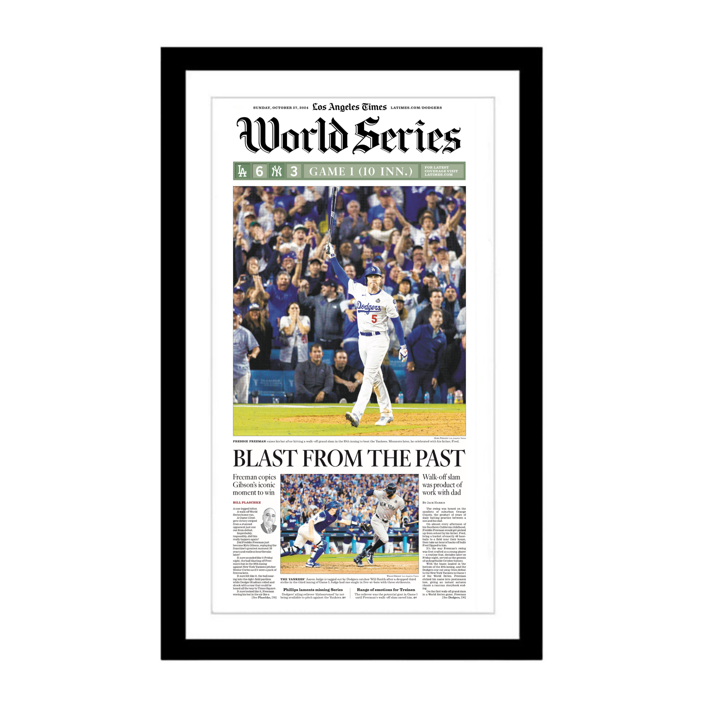 The Los Angeles Times front pages during the 1992 L.A. riots
