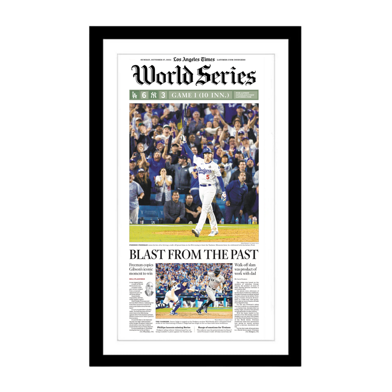 World Series Game 1: Blast from the past 10/27/24 Page Print