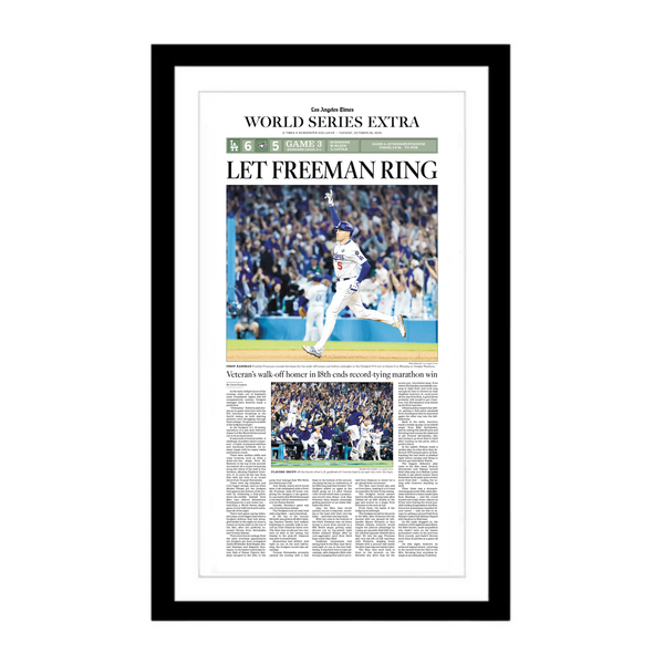 World Series Game 3: Let Freeman Ring 10/28/25 E-Edition Page Print