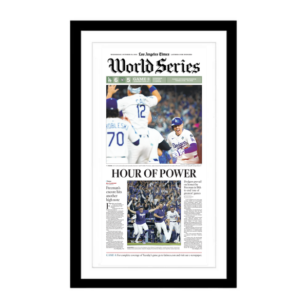 World Series Game 3: 10/29/25 Page Print