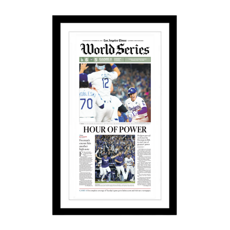 World Series Game 3: 10/29/25 Page Print