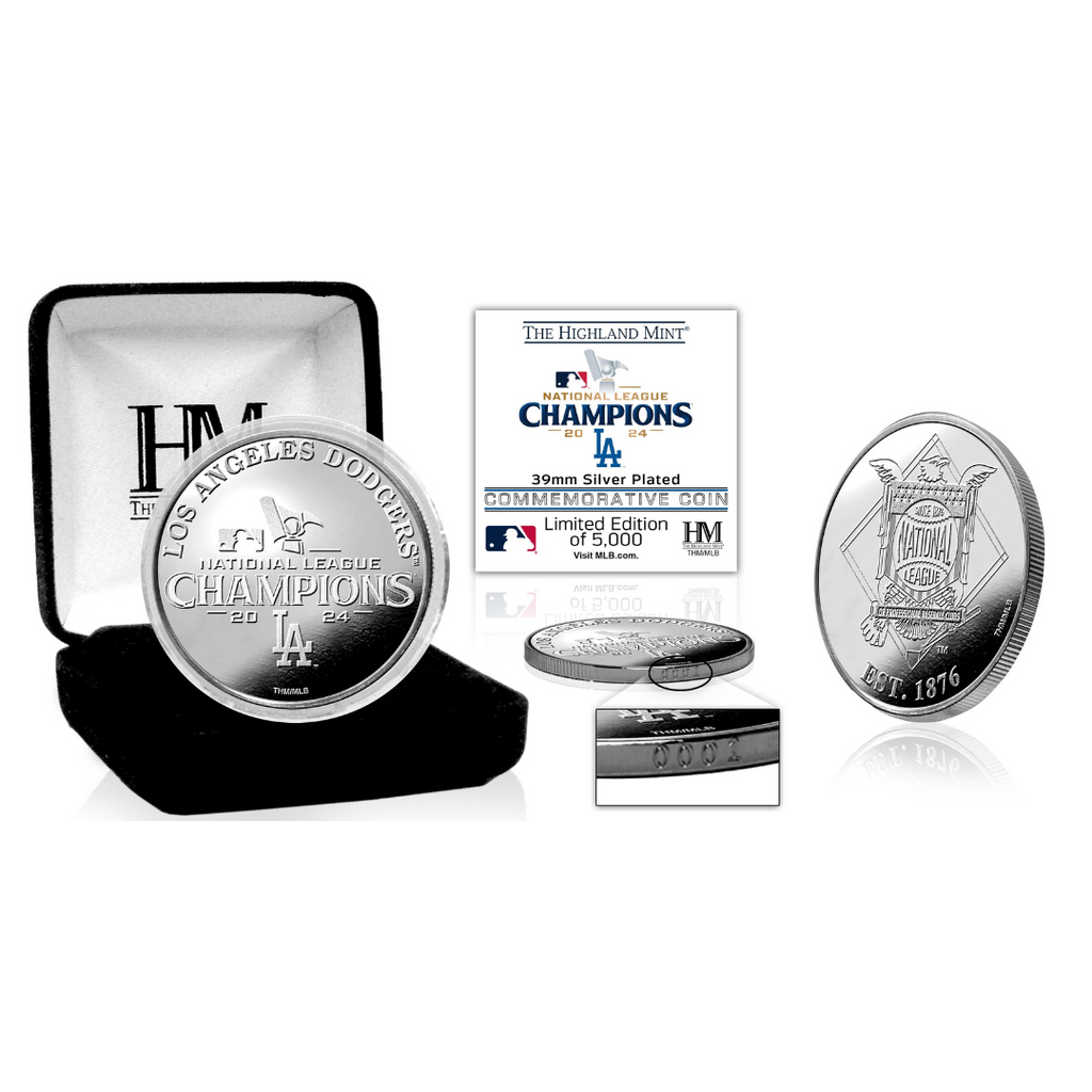 Los Angeles Dodgers 2024 National League Champions Silver