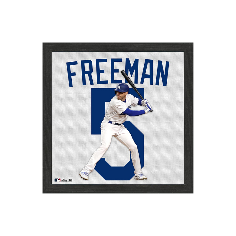 Freddie Freeman Los Angeles Dodgers Impact Jersey Frame