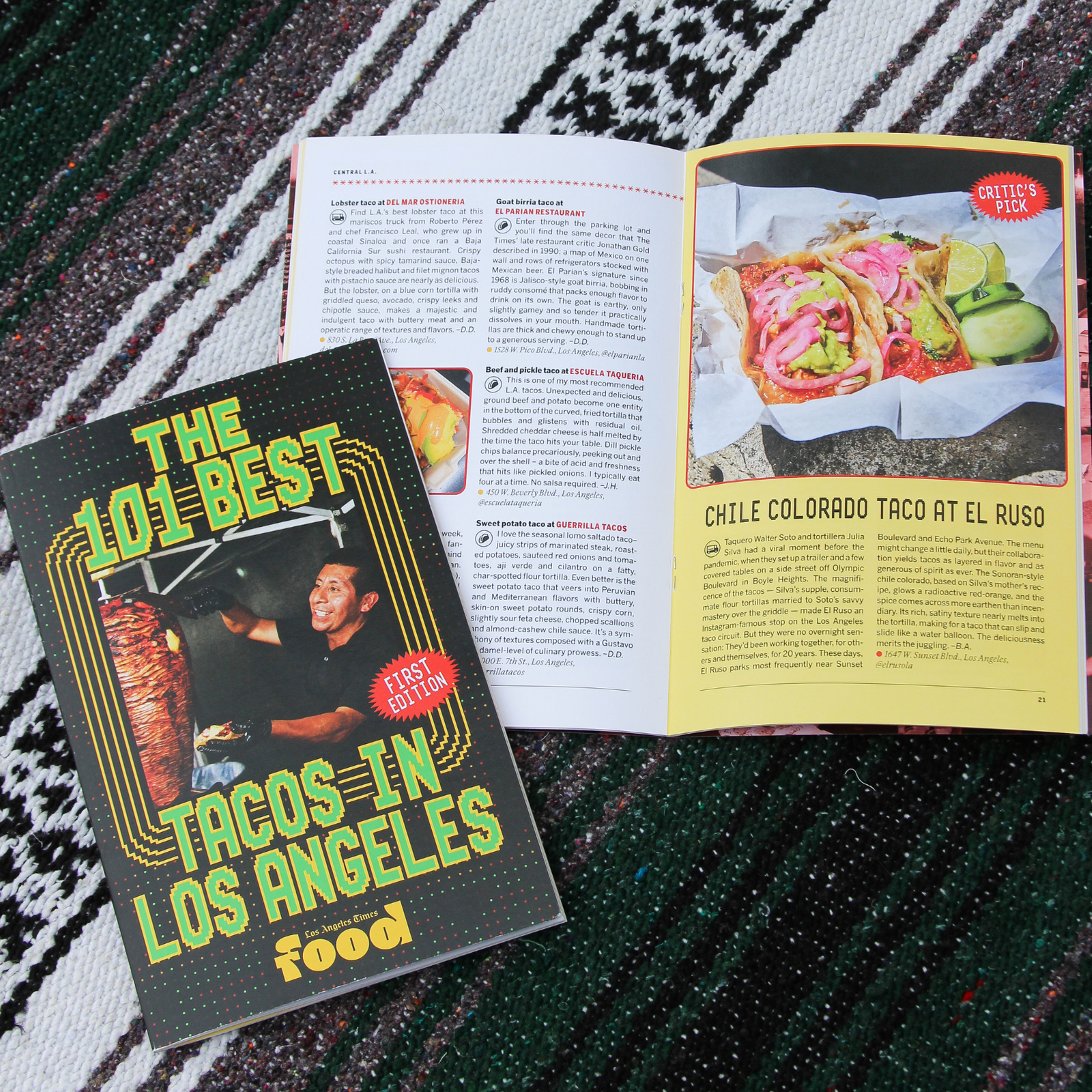 101 Best Tacos in Los Angeles Zine – Shop LA Times