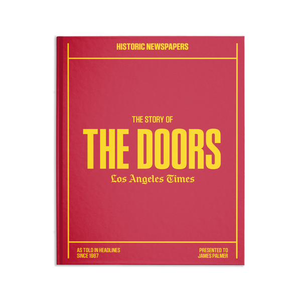 The Story of The Doors L.A. Times Newspaper Book