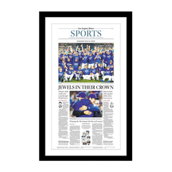 Jewels In Their Crown: Dodgers Sports Section 9/28/24 Page Print