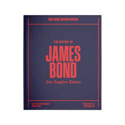 The History of James Bond L.A. Times Newspaper Book