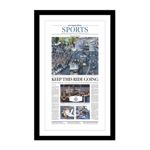 Dodgers World Series Championship Parade: 11/4/25 Page Print