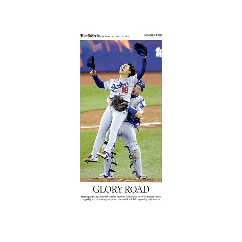 World Series Championship Edition: 11/8/25 Page Print