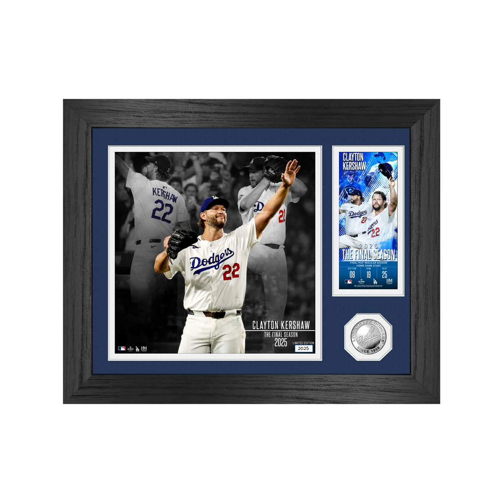 Clayton Kershaw Los Angeles Dodgers Final Season Silver Coin