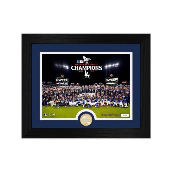 Los Angeles Dodgers 2025 National League Champions Bronze Coin Photo Mint
