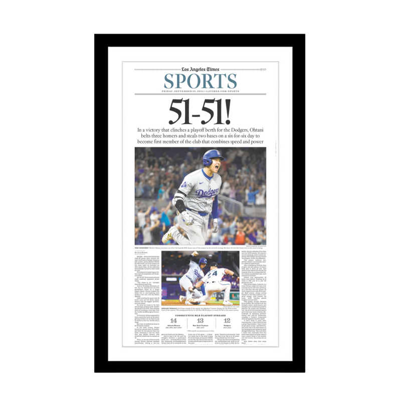 Los Angeles Times Page Print