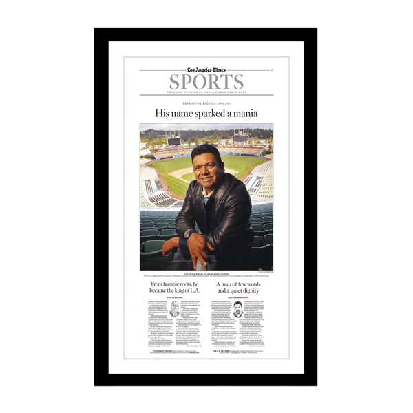 Fernando Valenzuela 10/24/24  Sports Page Print