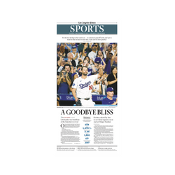 Kershaw's Retirement: A Goodbye Bliss 9/21/25 paper