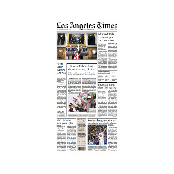 Clayton Kershaw Announces Retirement 9/19/25 paper