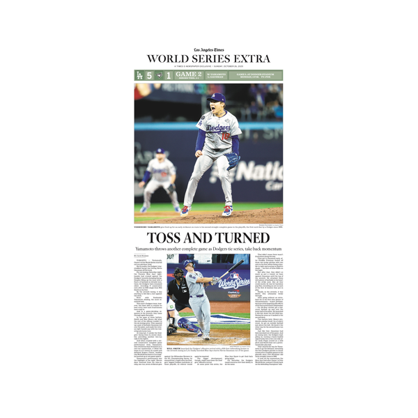 World Series Game 2: 10/26/25 E-Edition Page Print