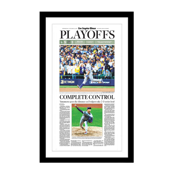 Dodgers Playoffs Game 2: 10/15/25 E-Edition Page Print