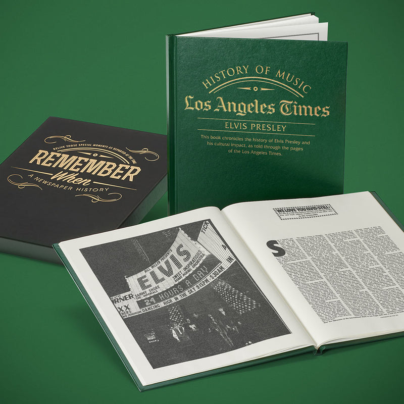 L.A. Times Elvis Presley Newspaper Book