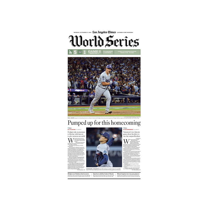 World Series Game 2: 10/27/25 Page Print