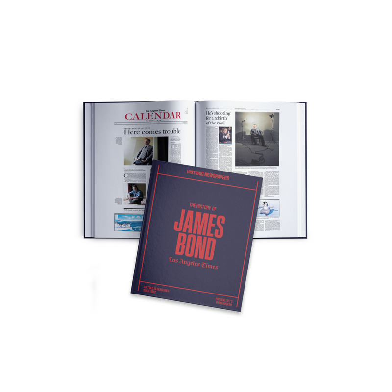 The History of James Bond L.A. Times Newspaper Book