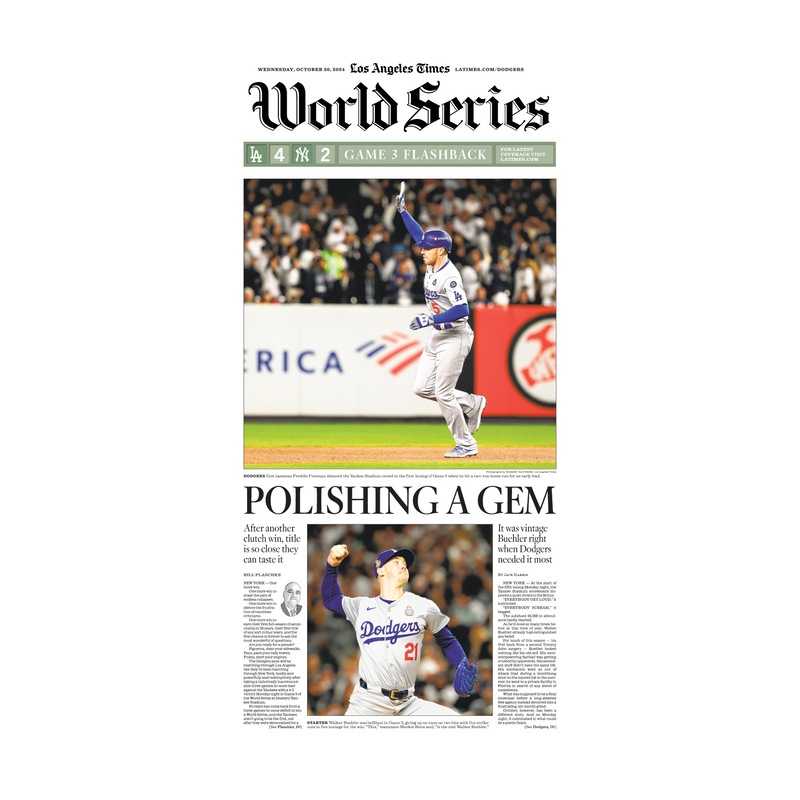 World Series Game 3: 10/30/24 paper