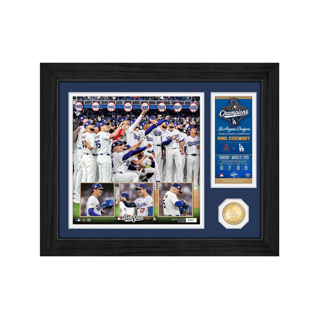 Dodgers 2025 World Series Champions Ring Ceremony Bronze Coin