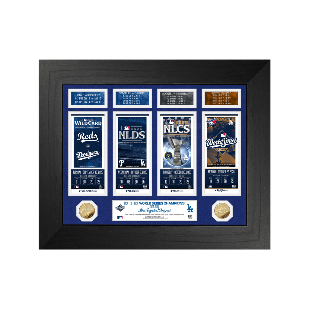 Dodgers 2025 Deluxe Road to the World Series Gold Coin Photo Mint