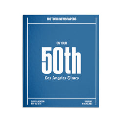 50th Milestone Birthday Book
