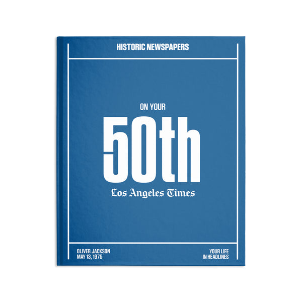 50th Milestone Birthday Book