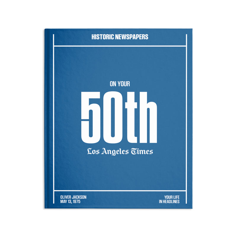 50th Milestone Birthday Book