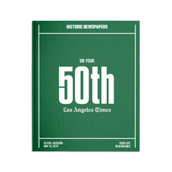 50th Milestone Birthday Book