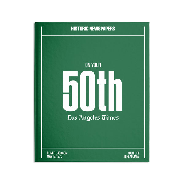 50th Milestone Birthday Book