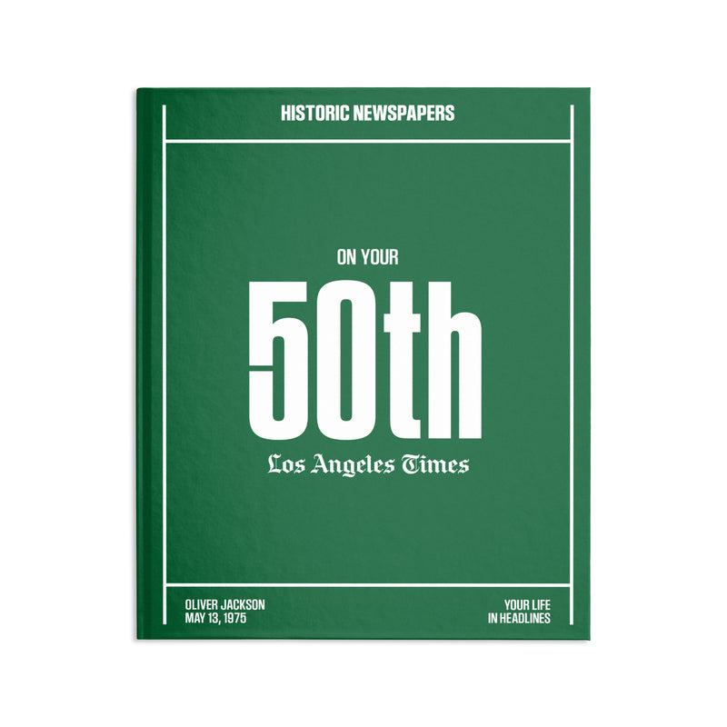 50th Milestone Birthday Book