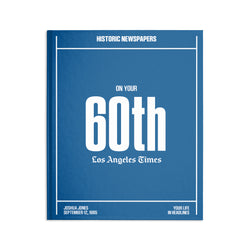 60th Milestone Birthday Book