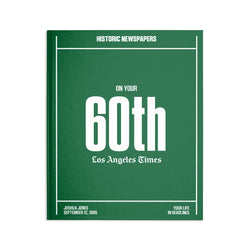 60th Milestone Birthday Book