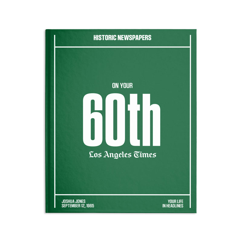 60th Milestone Birthday Book
