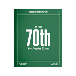 70th Milestone Birthday Book